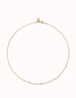 Cadena bañada en oro 18k