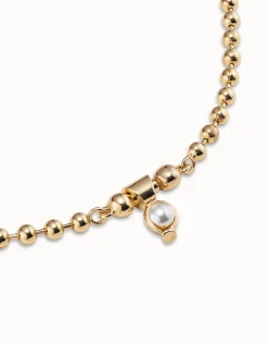 Collar corto bañado en oro de 18k