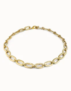 Collar de eslabones bañado en oro de 18k
