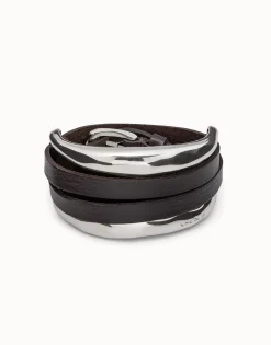 Pulsera bañada en plata de ley