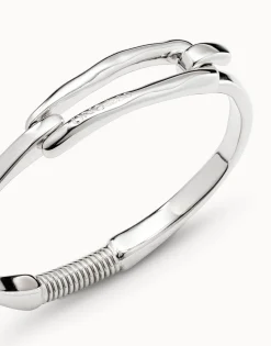 Pulsera bañada en plata de ley