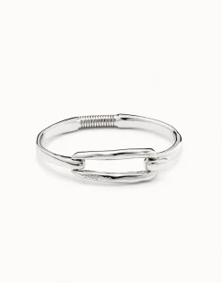 Pulsera bañada en plata de ley