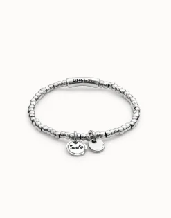 Pulsera bañada en plata de ley con Charms Integrados