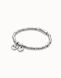 Pulsera bañada en plata de ley con Charms Integrados
