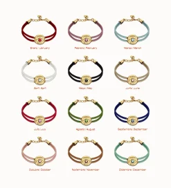 Pulsera doble de cuero blanco con ojo bañado en plata de ley