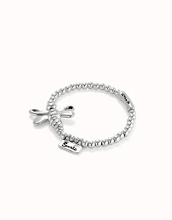 Pulsera elastica con libélula bañada en plata de ley