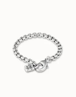 Pulsera flexible bañada en plata de ley