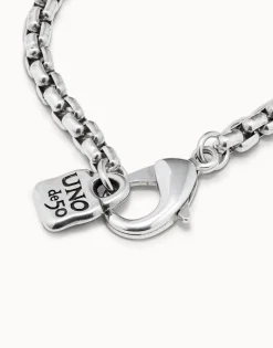 Pulsera flexible bañada en plata de ley
