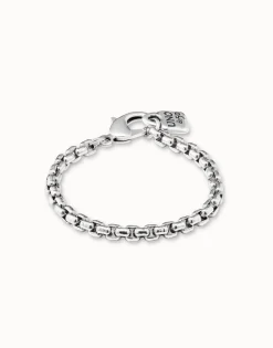 Pulsera flexible bañada en plata de ley
